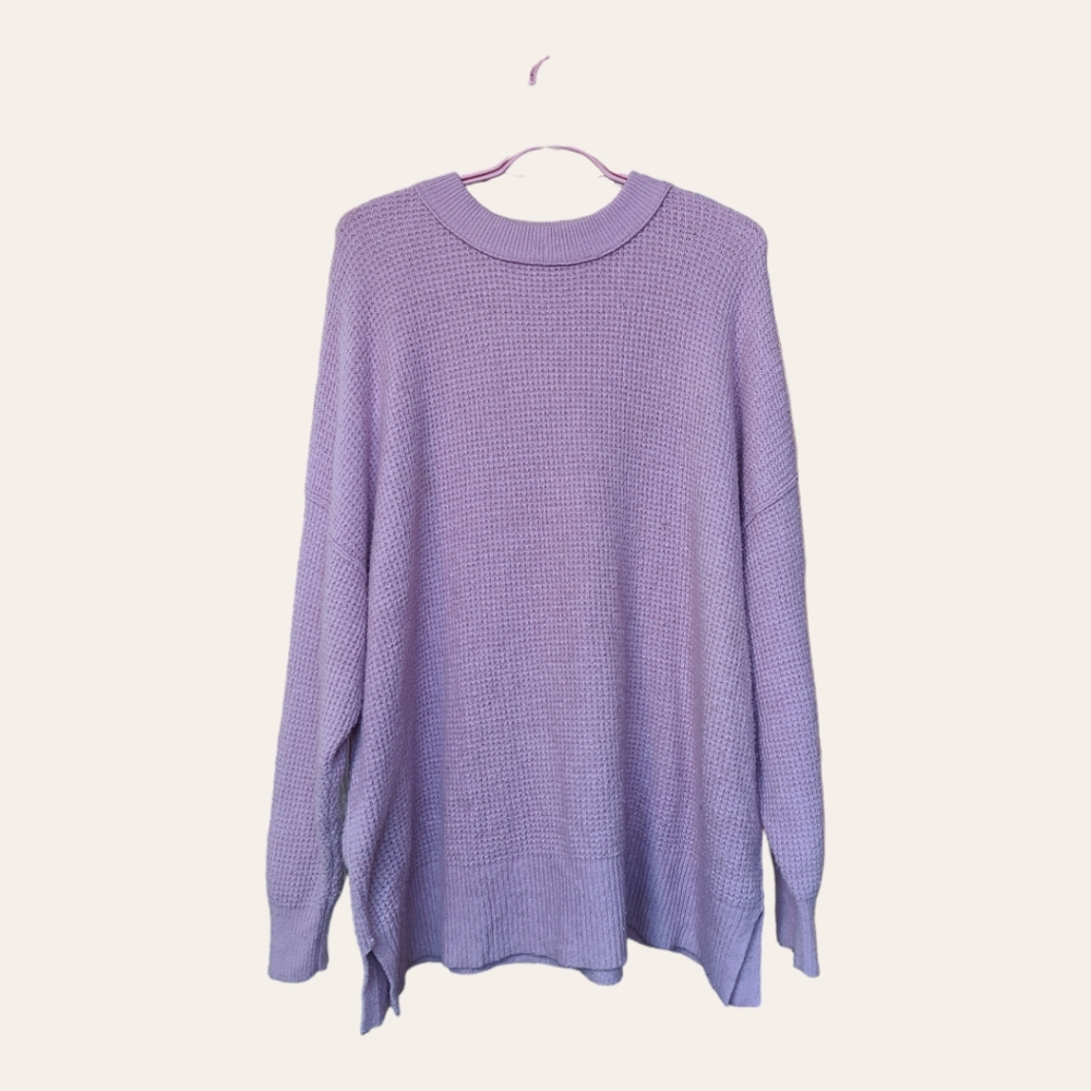 Aerie pink knitted sweater